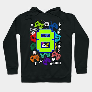 Kids 8Th Birthday Gamer It'S My Birthday 8 Hoodie